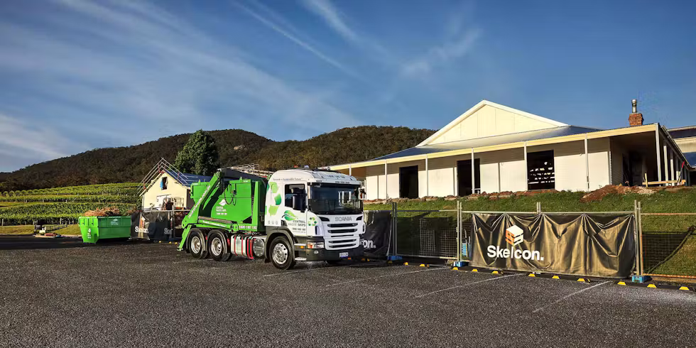 Skip In Construction Construction | Central Skips